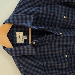 Lucky Brand Men's S Saturday Stretch Western Style Snap Button Plaid Shirt NWT